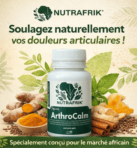 ARTHROCALM™ Capsules Pour L'inflammation Et Les Douleurs Articulaires - (60 Capsules)