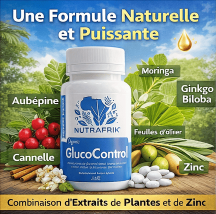 GlucoControl™ Capsules Pour Stabiliser la Glycémie - (60 Capsules)