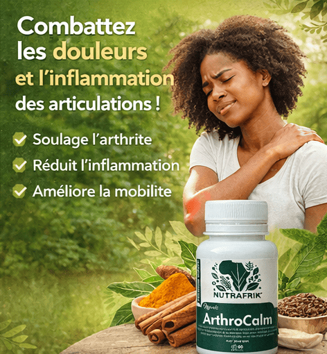 ARTHROCALM™ Capsules Pour L'inflammation Et Les Douleurs Articulaires - (60 Capsules)